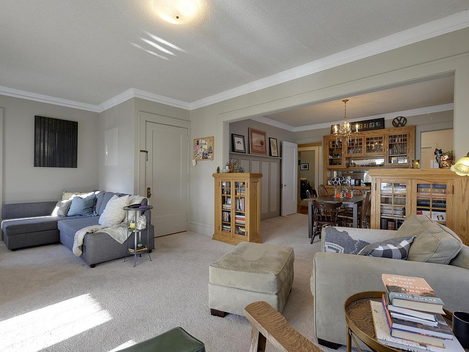View of living and dining room