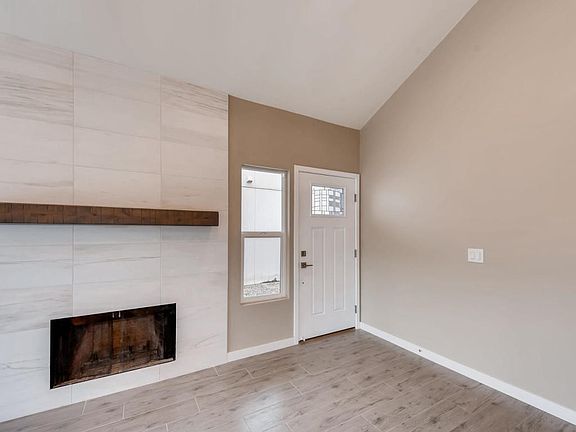 Front Door & Fireplace