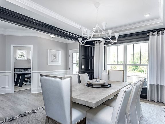 Traditional Dining Room is Adjacent to the Foyer