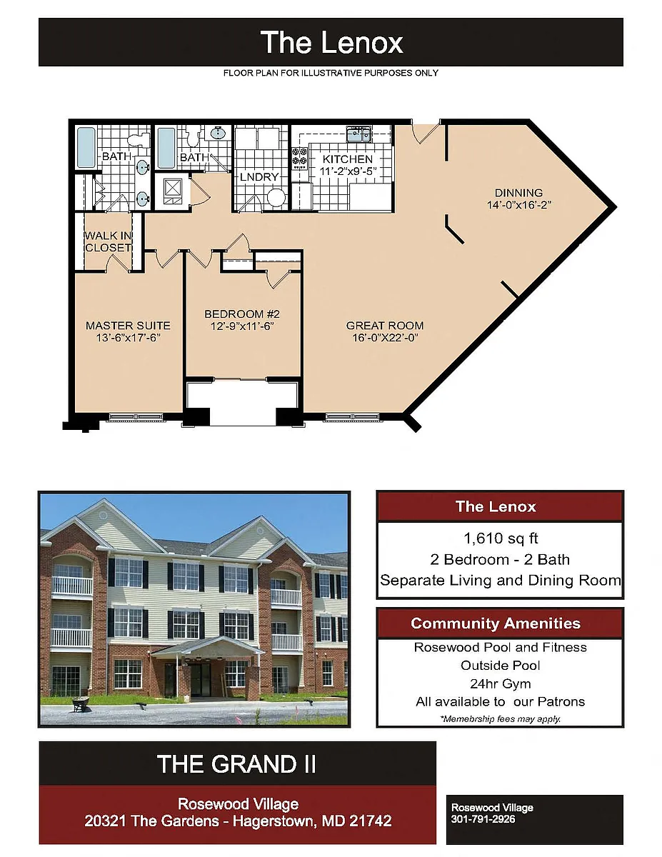 Floor plan The Lennox