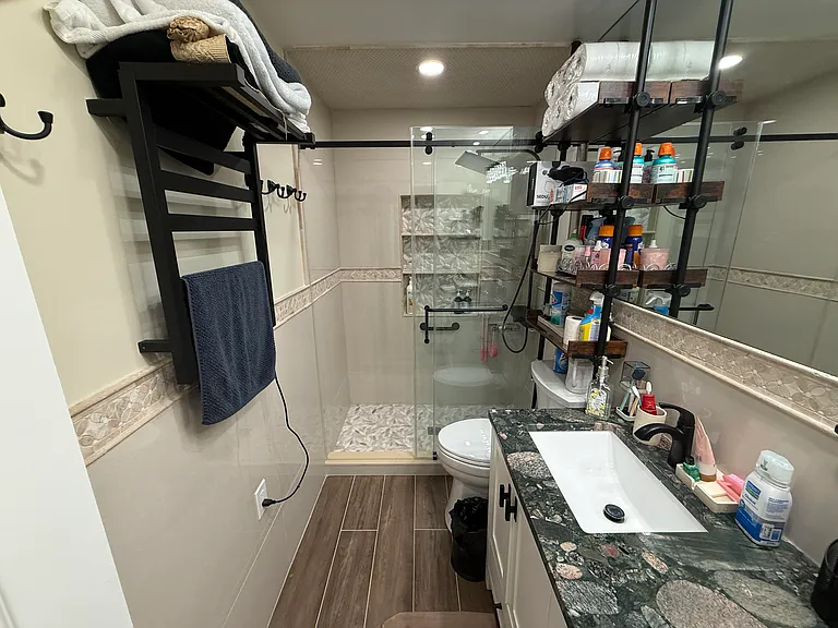 All new Main Bedroom Ensuite with SS & Towel warmer!