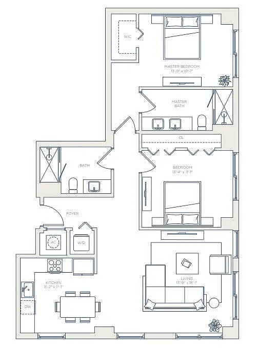 Floor plan West - B6