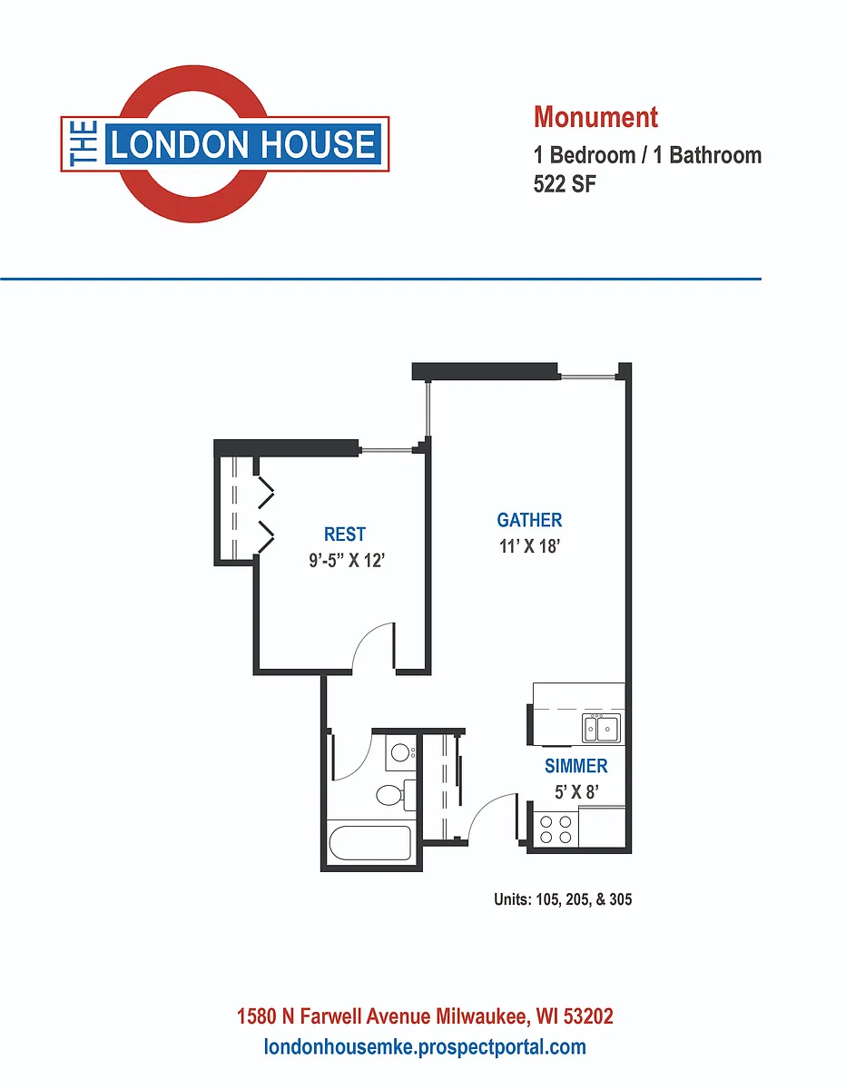 Floor plan Monument