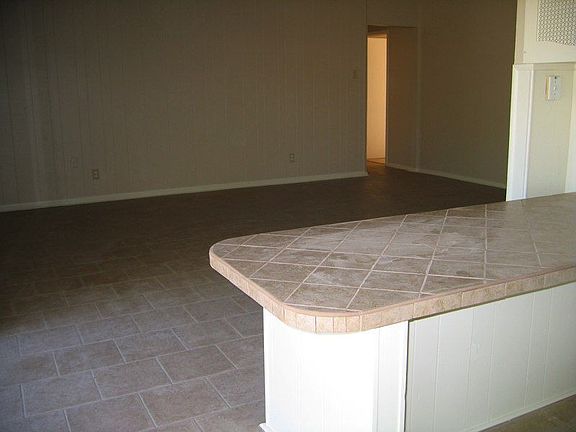 View of the living room from the kitchen