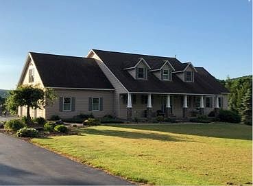 House sits on two acres.