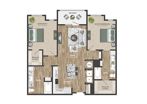 Floor plan B2