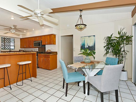 Dining room, view of kitchen.