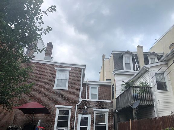 rear of property