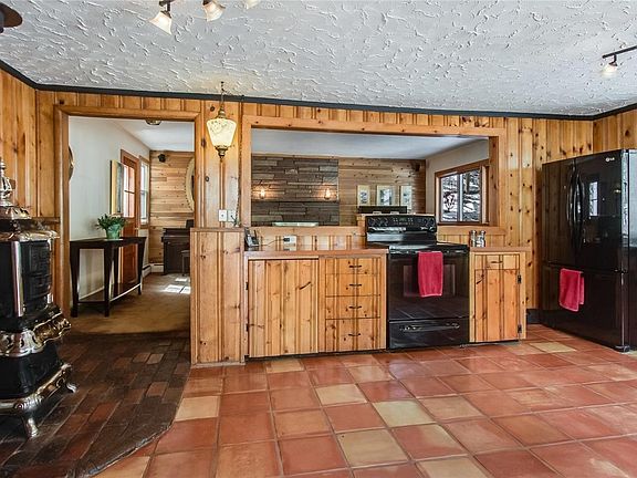 Kitchen open to the living room.