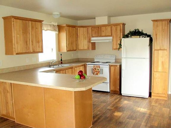 Open kitchen layout