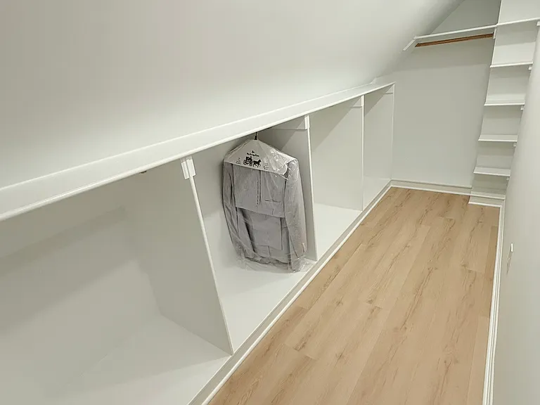 Upstairs master walk-in with ample storage