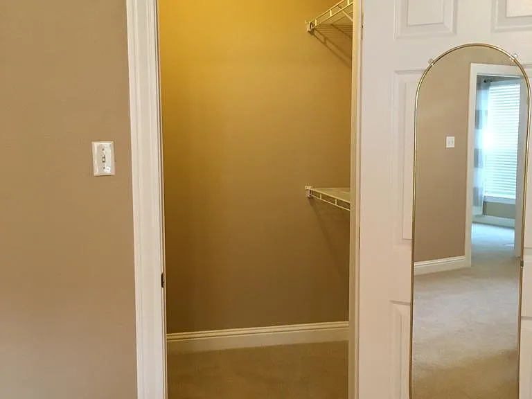 Walk-in closets in both bedrooms