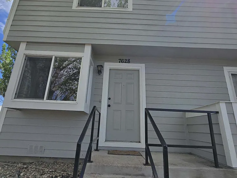 Front of townhouse.