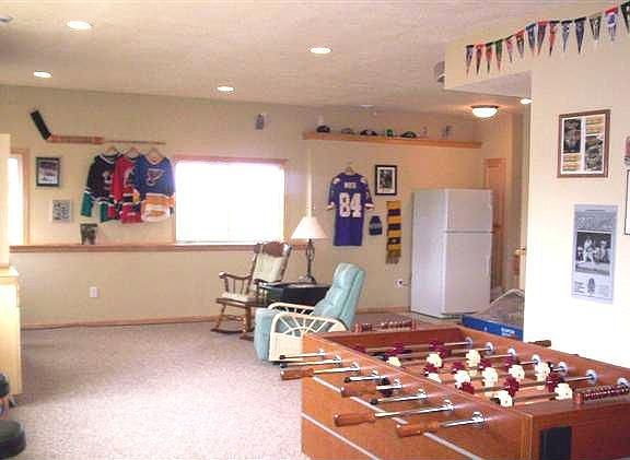 Finished Lower Level Family Room