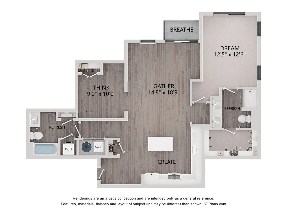 Floor plan E1
