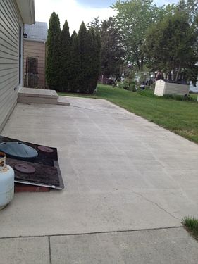 Rear Back Patio