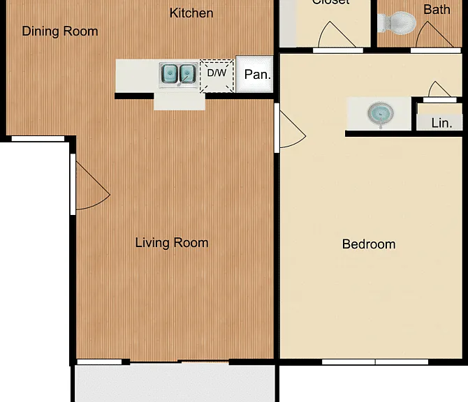 Plan B Floorplan Diagram
