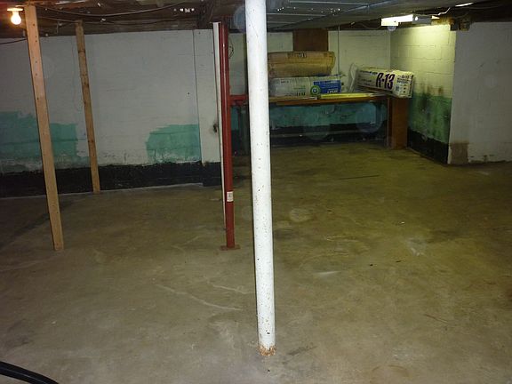 unfinished basement
