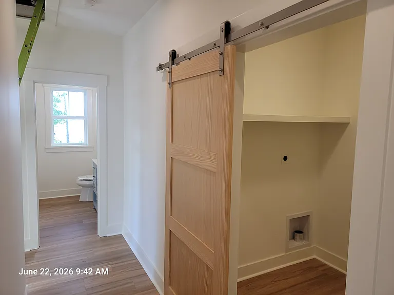 laundry on 2nd level