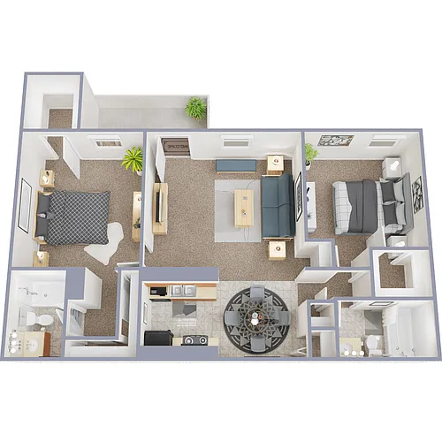 Floor plan The Carriage House