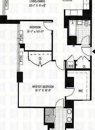 2nd image of 322 W 57th St APT 55F