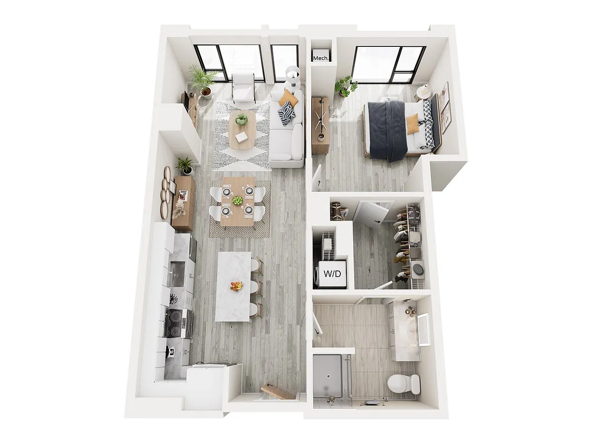 Floor plan 1B4