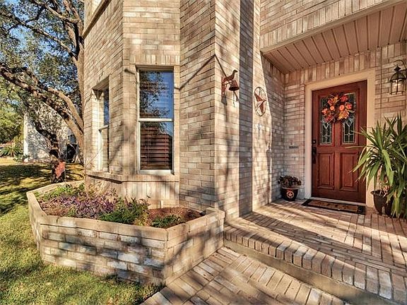 Inviting front entry and porch.