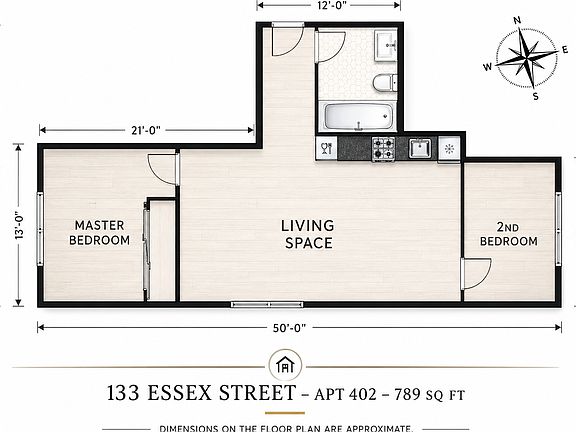 2nd image of 133 Essex St APT 402