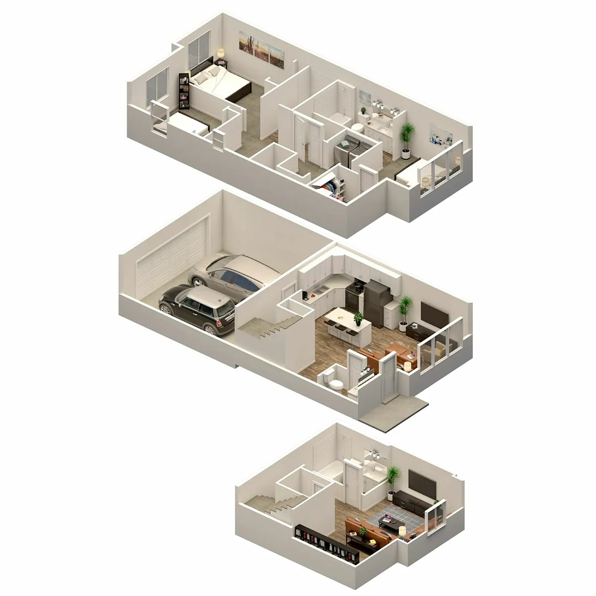 Floor plan Adams (3x3.5)