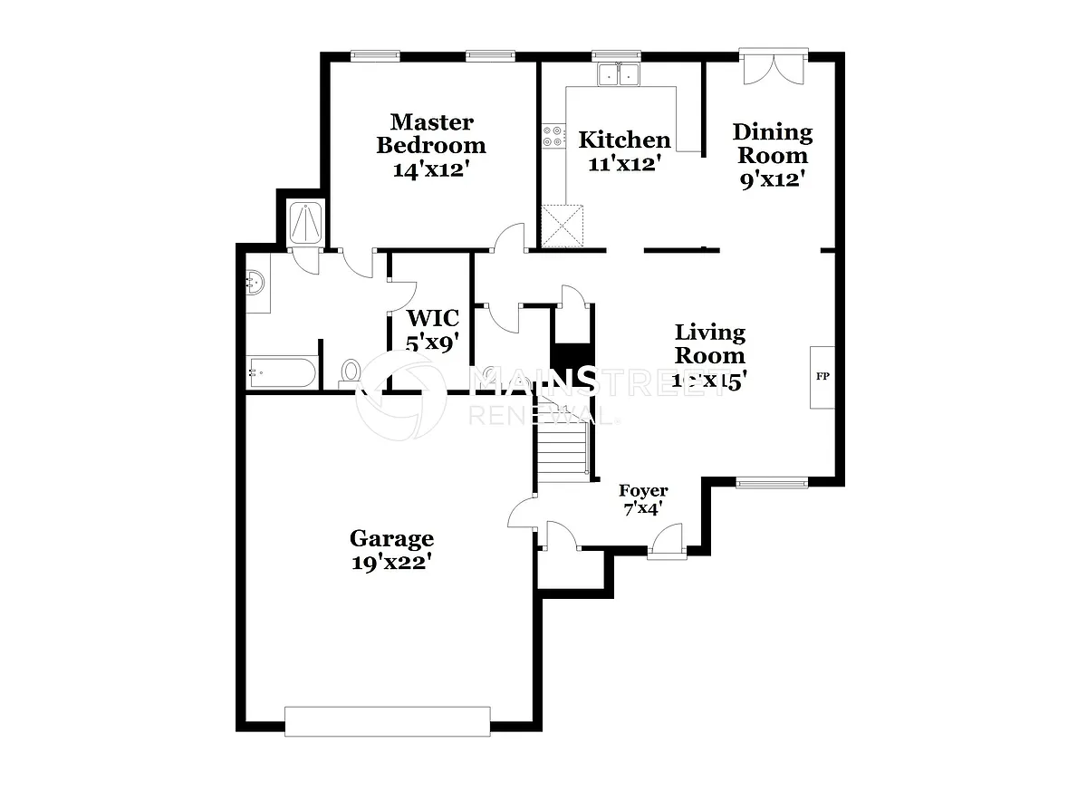Floor Plan - 9293 Melody Cir SW