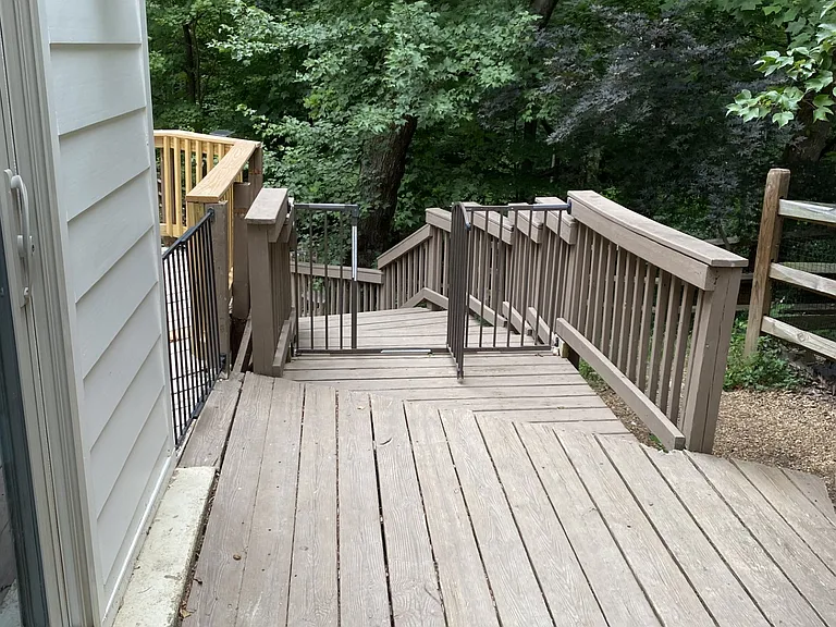 ...down a few steps...