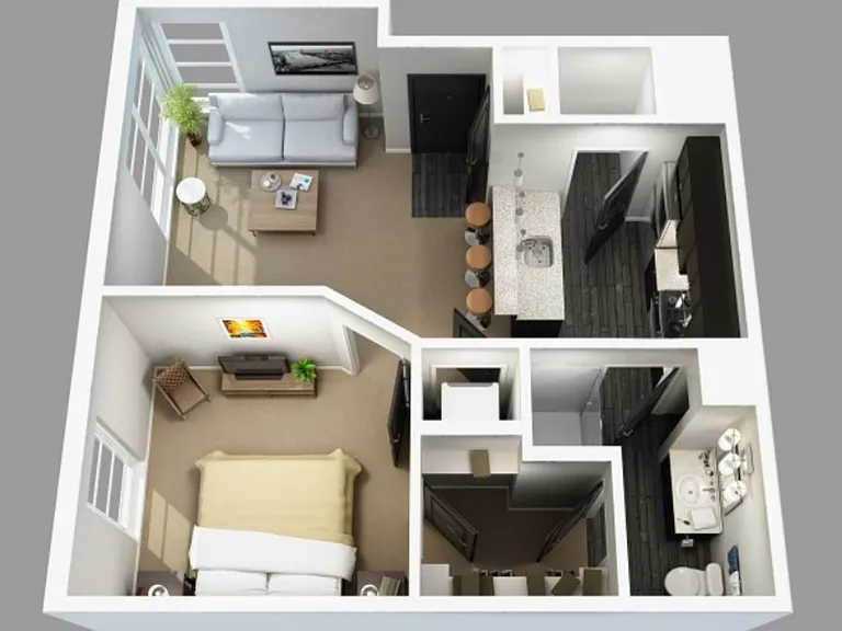 11L- 1 Bed, 1 Bath 11L- 1 Bed, 1 Bath