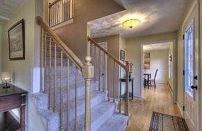 New leaded entry to foyer