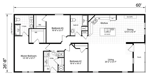 Floor plan 1722SP