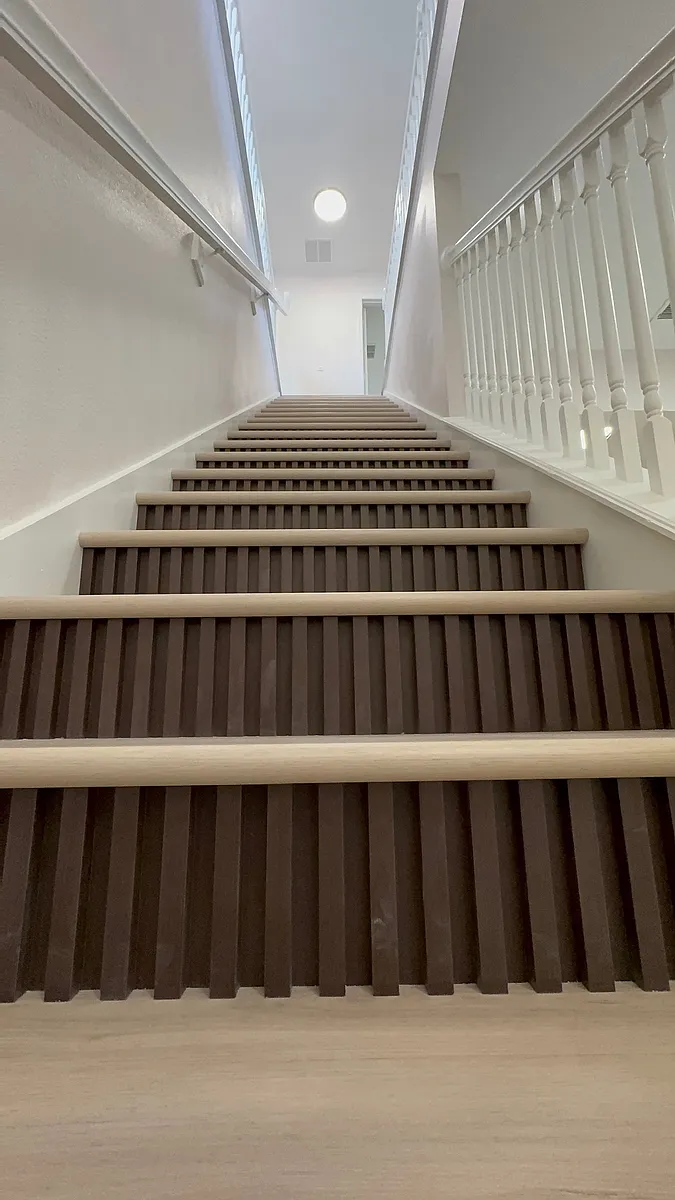 Stairs looking up - 16617 Cedar Crest Dr