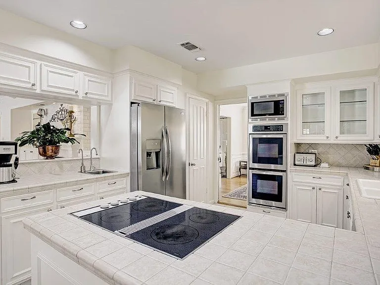 Modern appliances. All stainless steel.