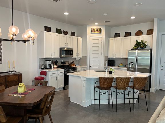 Kitchen/dining
Large pantry in the corner of the kitchen.