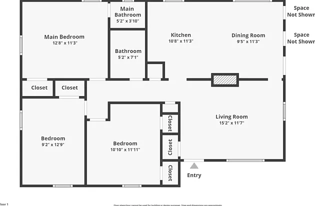 3 bed, 1.5 bath, 1300 sqft, $1,395 — Photo 2