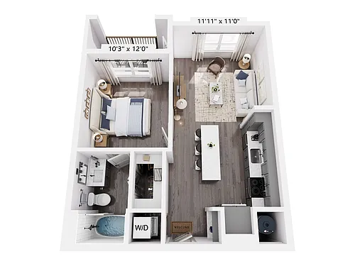 Floor plan The Carter