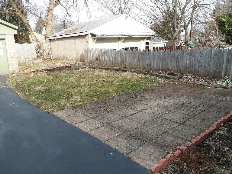 Large yard