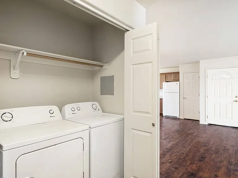 Apartment Laundry Closet