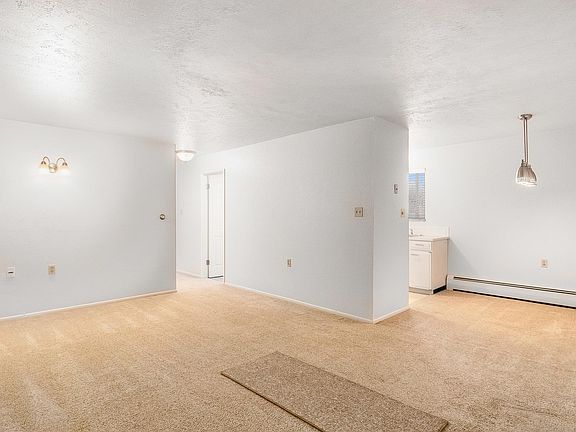 living room and dining area off kitchen