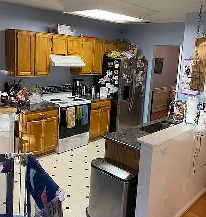 Pardon the mess, kitchen was recently repainted and we wanted to capture the new paint color!