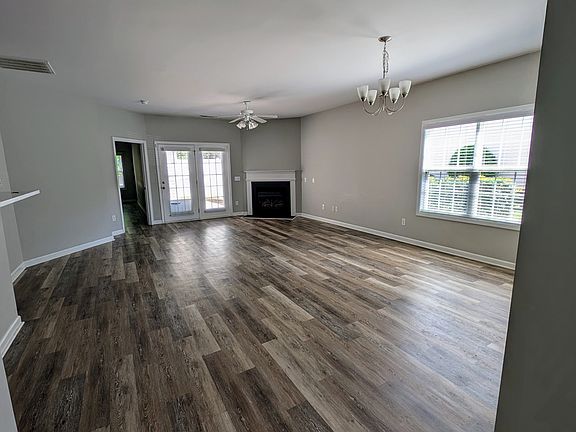 Open concept living/dining/kitchen