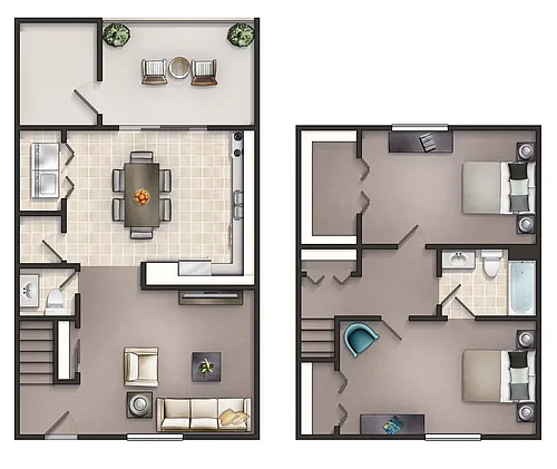 Floor plan The Amelia