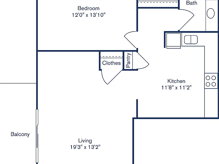 1 Bed, 1 Bath | 683 sq.ft. 1 Bed, 1 Bath | 683 sq.ft.