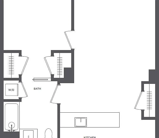 Cast Iron Lofts - Phase 2-1D - 1 Beds - 1 Baths - 820 Sq. ft.