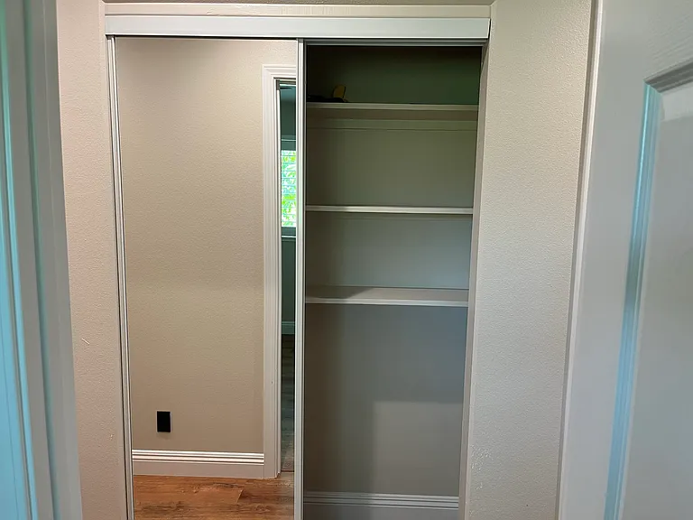 Linen closet in hall