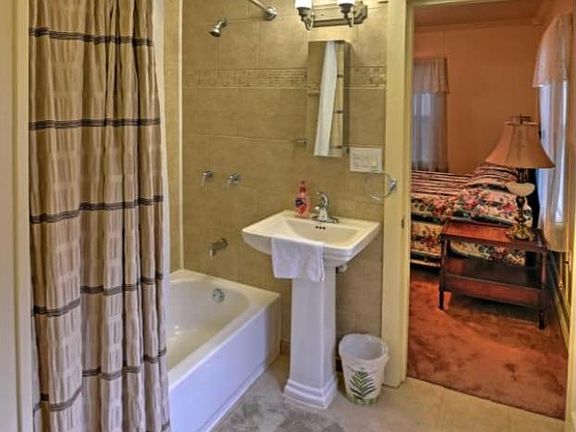 Remodeled bathroom.