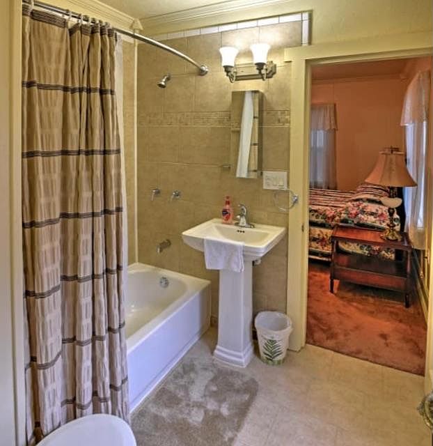 Remodeled bathroom.